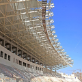 Prefab Steel Structure Arena Football Stadium Dachfußballstadiongebäude